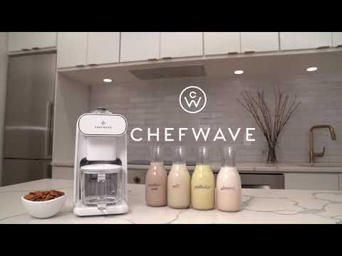 ChefWave Milkmade Non-Dairy Milk Maker with 6 Plant-Based Programs and Auto-Clean Function