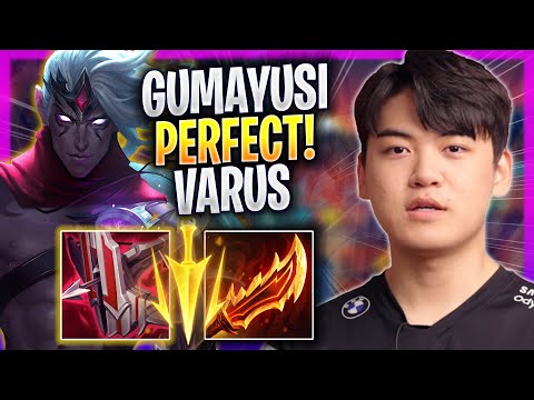 GUMAYUSI PERFECT GAME WITH VARUS! - T1 Gumayusi Plays Varus ADC vs Ezreal! | Season 2023