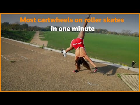ギネス世界記録2020。ローラースケート選手のティヌケ・オービット (Guinness World Records 2020: Roller skater Tinuke Orbit)