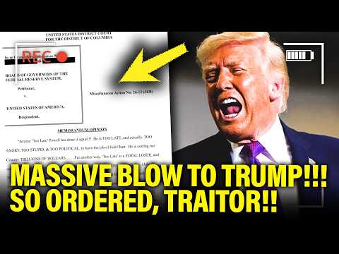 WHOA!! Federal Judge SHUTS DOWN Trump’s BIGGEST CASE!!!