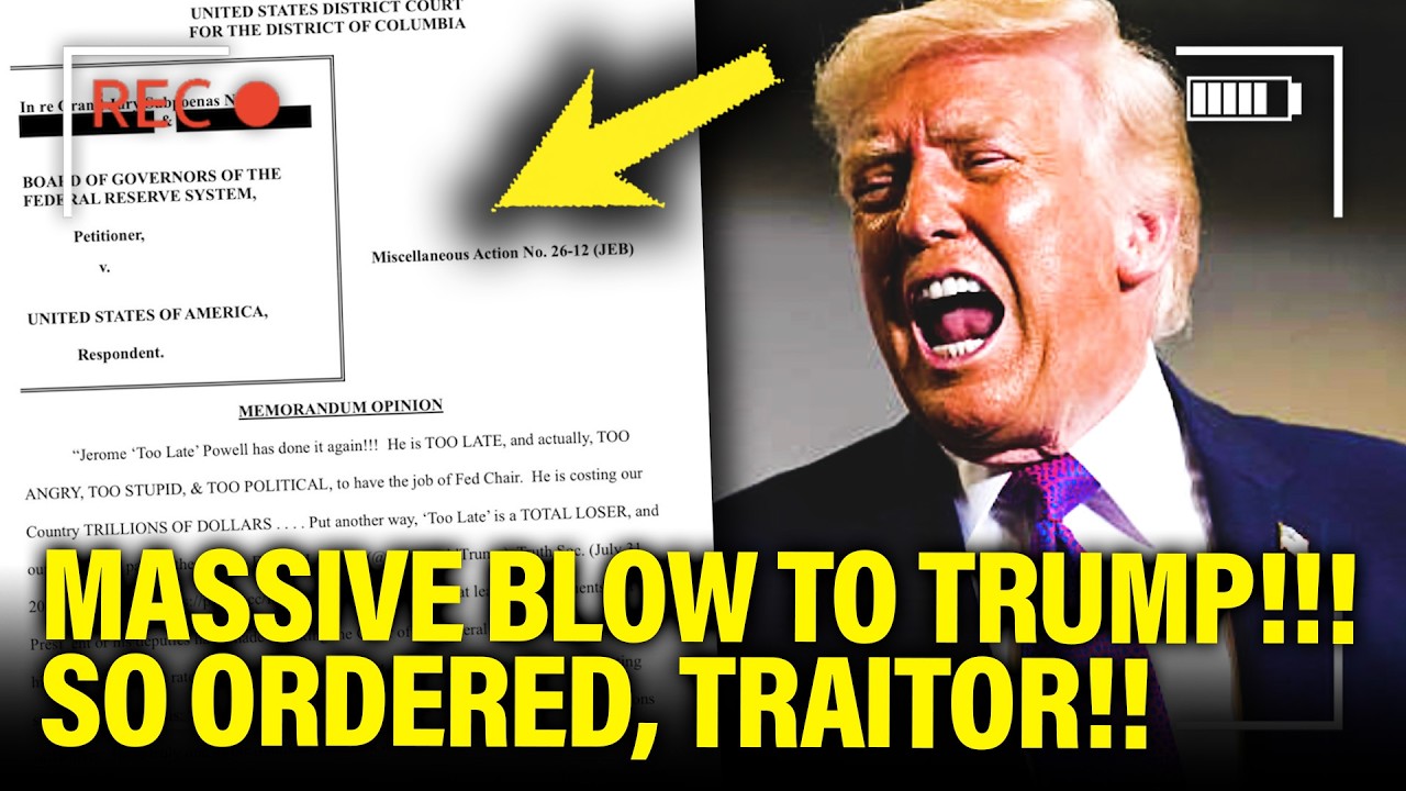 WHOA!! Federal Judge SHUTS DOWN Trump’s BIGGEST CASE!!!