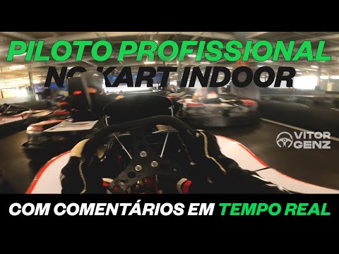 Piloto Profissional no Kart Indoor | Corrida Comentada