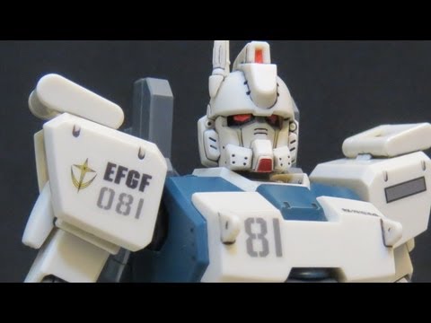 HGUC Ez8 (1: Unbox) Gundam 08th MS Team Shiro Amada plastic model review ガンプラ