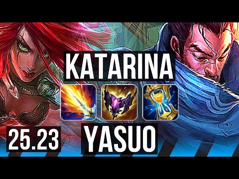 KATARINA vs YASUO (MID) | KR Master | 25.23