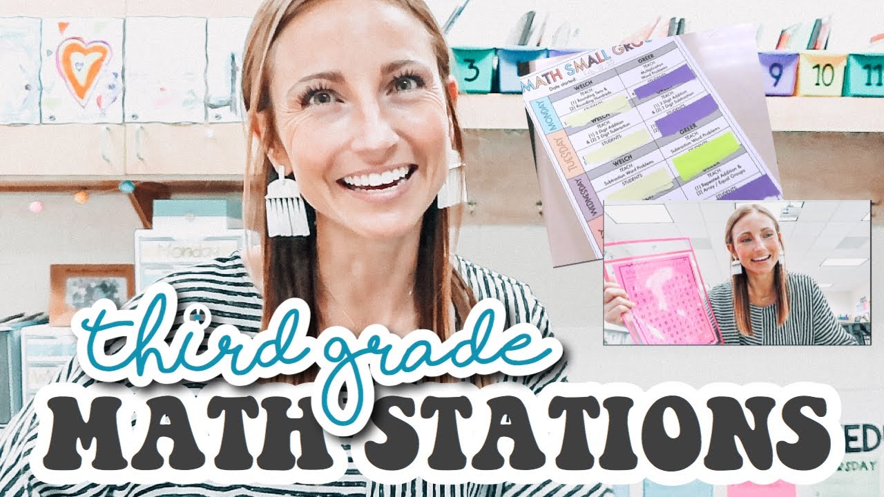 3RD GRADE MATH STATIONS