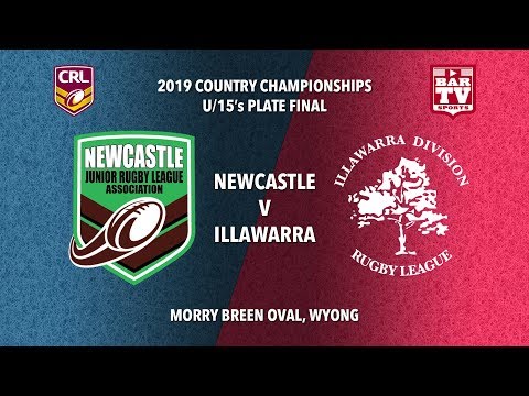 2019 Country Rugby League - Under-15’s Plate Final - Newcastle v Illawarra