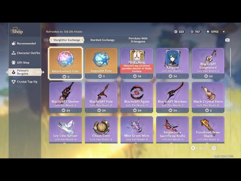 HOW TO CONVERT STARGLITTER TO INTERTWINED FATE Genshin Impact