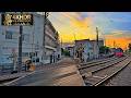 Quiet Tokyo Alley Walk Beneath A Changing Sunset Sky Japan 4K HDR