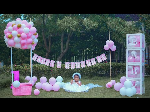 ANVITHA CAKE SMASH4K ADONAI CREATIONS 9492663454-8186091777#cakesmash #birthday #sonyfx30#sony7riii