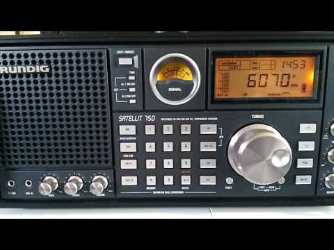 Shortwave broadcast of CFRX from Toronto, Canada @ 6070 kHz