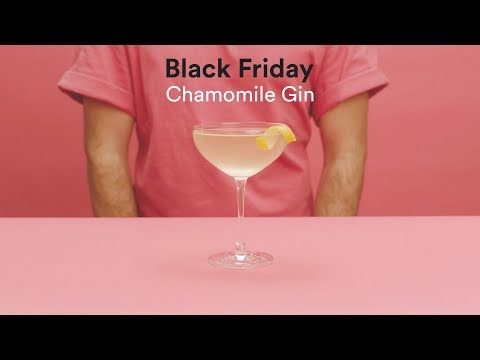 Black Friday Chamomile Gin Cocktail