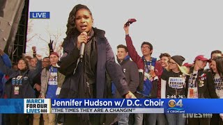 Jennifer Hudson, D.C. Choir Perform At March For Our Lives