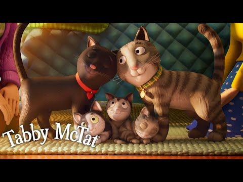 Tabby McTat is a Dad! 🩷 @GruffaloWorld : Tabby McTat