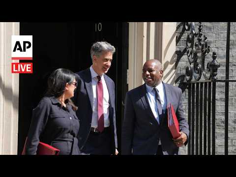 LIVE: UK Cabinet ministers arrive for first meeting since Starmer resignation