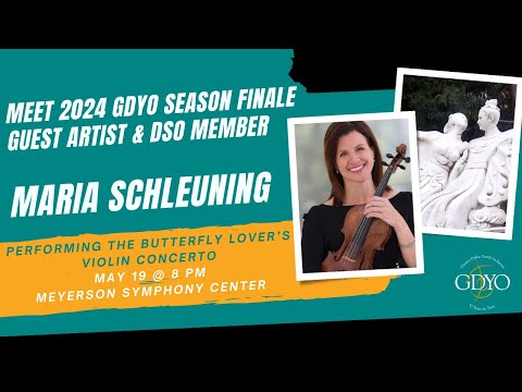 2024 GDYO Season Finale Soloist: Meet DSO Violinist ... - YouTube