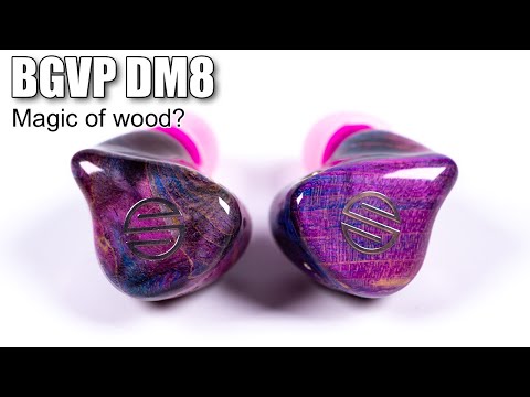 BGVP DM8 wooden version earphones review