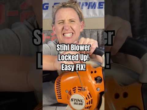 Stihl Blowers Secret FLAW! Save Your Blower With This EASY Fix!  #chickanic #smallenginerepair