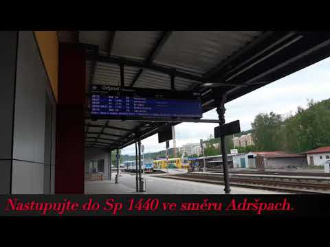 HaVIS Náchod, nastupujte do Sp 1440 ve směru Adršpach.