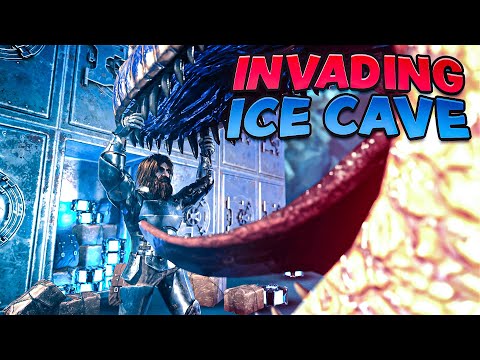 How We INVADED Our ENEMIES Ice Cave...  - ARK