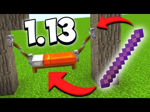 ПОСТРОЙКИ ИЗ НОВЫХ БЛОКОВ В МАЙНКРАФТ 1.13 / Minecraft 17w48a