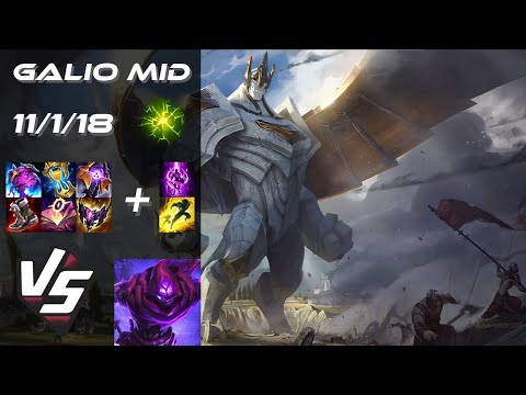MID Galio vs Malzahar - EU Grandmaster Patch 14.23