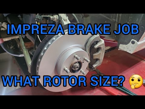 5th Gen Impreza (2017-2023) - Brake rotor size info + pad & rotor how-to