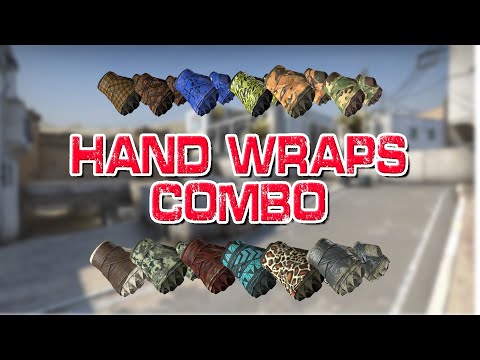 CS:GO GLOVE KNIFE COMBOS - BEST HAND WRAPS + KNIVES COMBOS !
