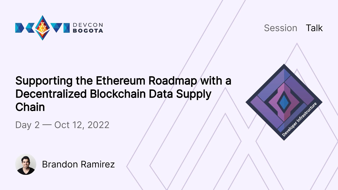 Supporting the Ethereum Roadmap with a Decentralized Blockchain Data Supply Chain preview