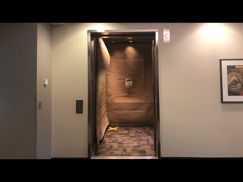 TALL and HUGE Otis Hydraulic Service Elevator @ Flagship Corporate Center in Eden Prairie, MN