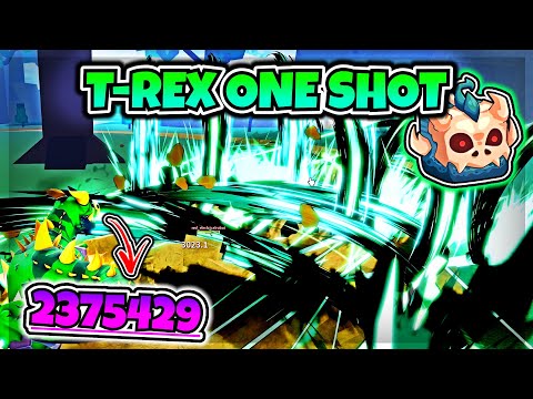 T-Rex ONE SHOT Combos Are OVERPOWERED! - Blox Fruits | Easy One Shot Combos