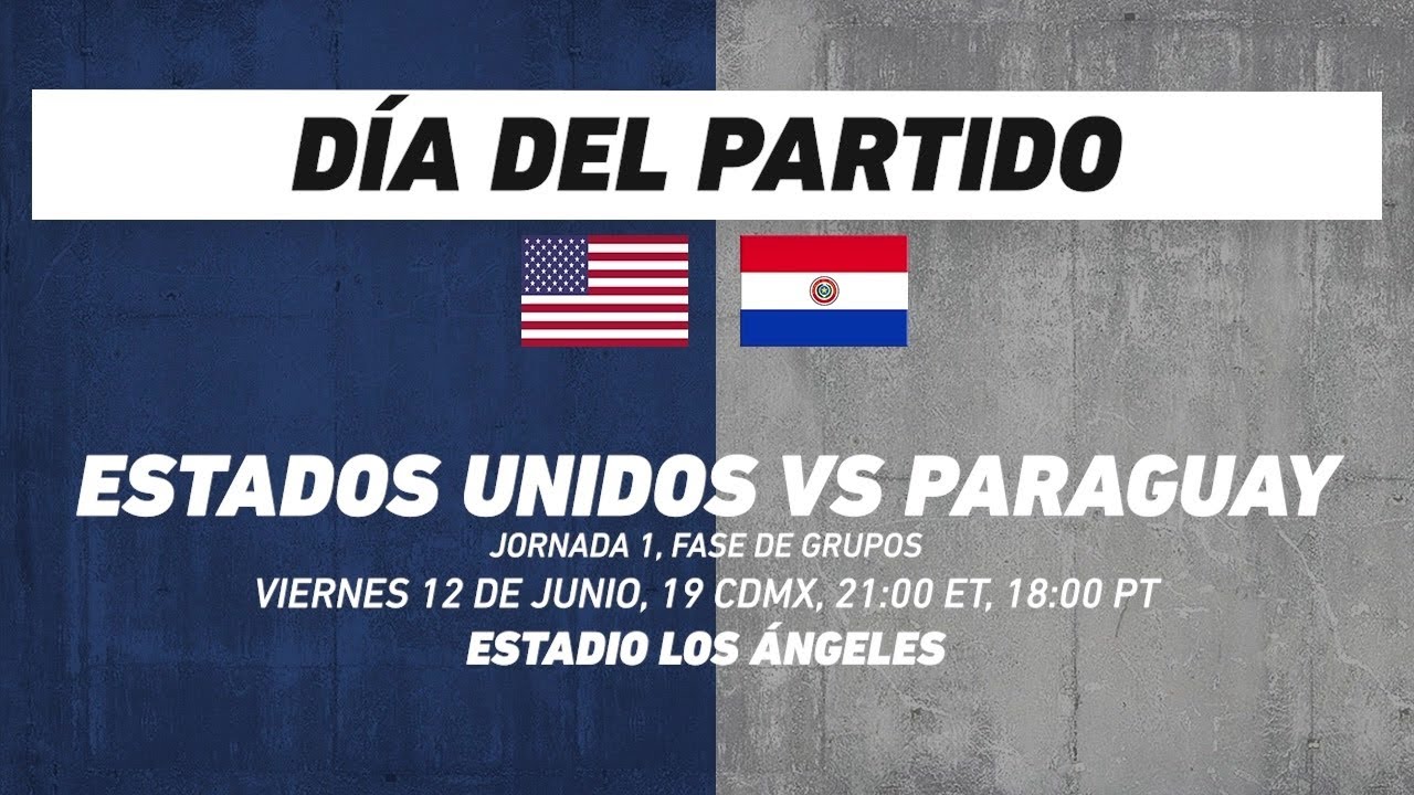 Estados Unidos vs Paraguay, frente a frente: Futbol