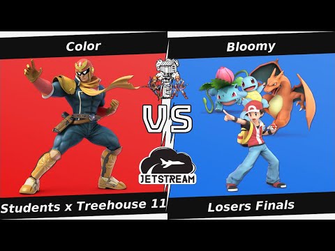 Students x Treehouse 11 Losers Finals - Color (Cpt Falcon) Vs. Bloomy (PKM Trainer) - SSBU
