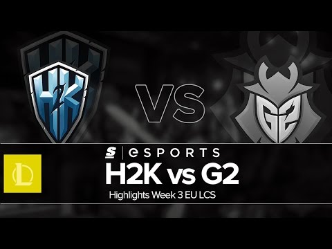 Highlights: H2K vs G2 (EU LCS Summer W3D1 Full Series)