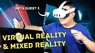 VR and XR Explained (Virtual Reality and Mixed Reality) With Meta Quest 3