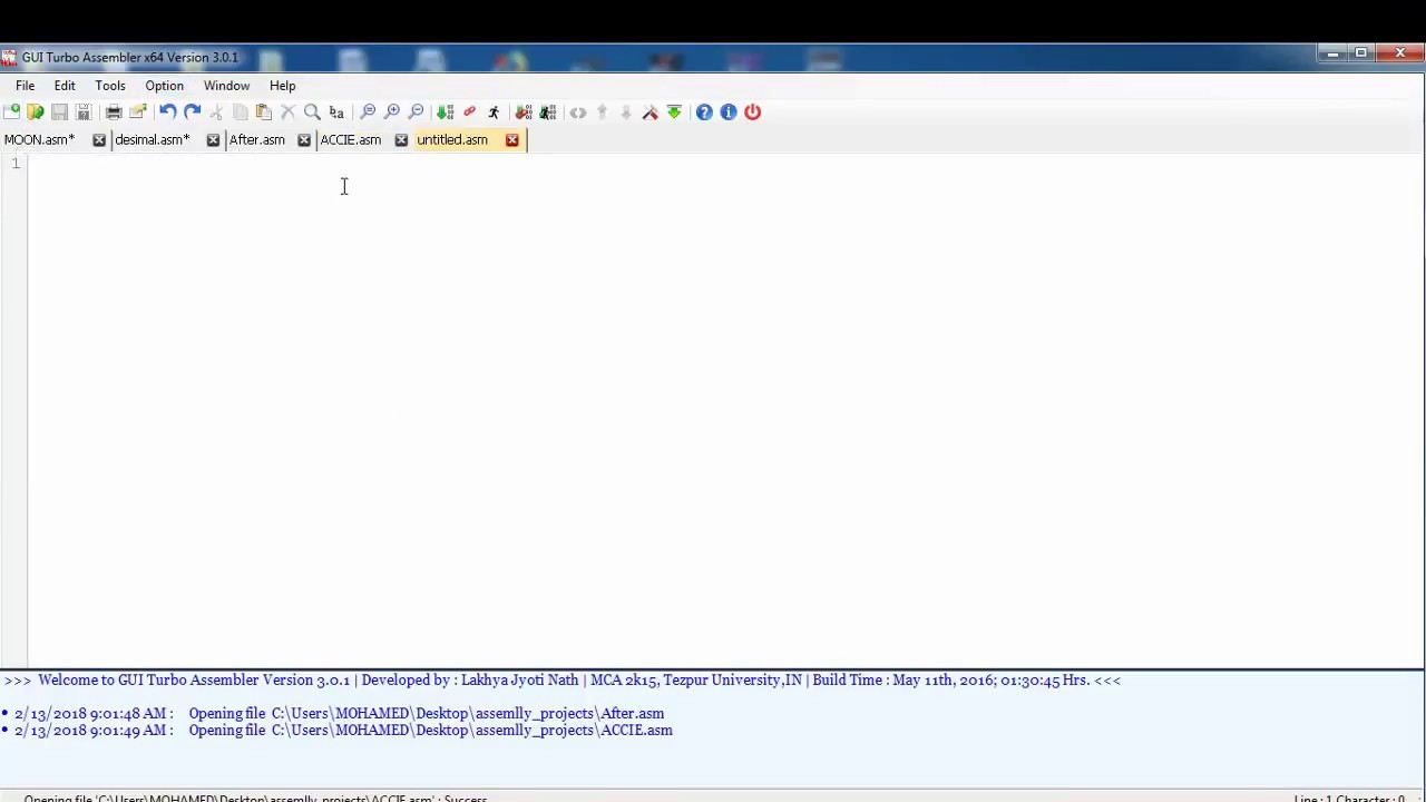 Assembly Programming Language : Build & Run your first Program