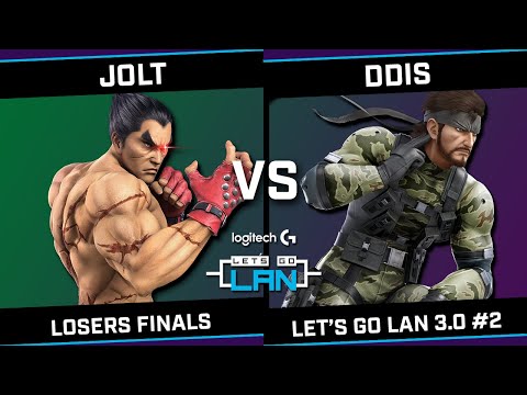 Jolt (Kazuya) vs DDIS (Snake) - Logitech G Let's Go LAN 3.0 #2 - Losers Finals