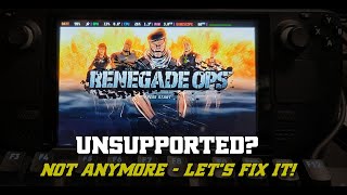 Steam Deck Quickie: Getting Renegade Ops Working On Deck