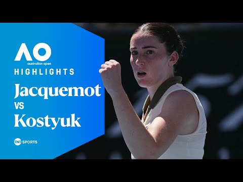 Elsa Jacquemot vs Marta Kostyuk | Round One | Australian Open 2026 Highlights 🇦🇺