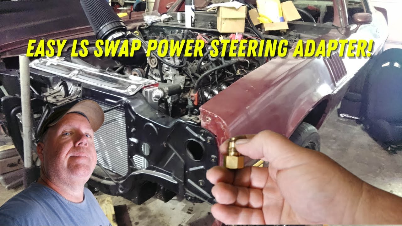 Easy LS Swap Power Steering Adapter for Camaro, Firebird, Chevelle, GTO etc
