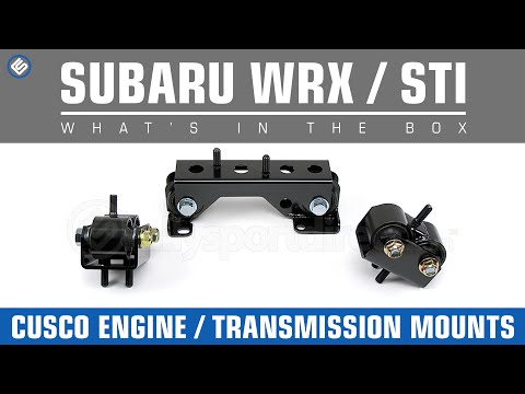 Cusco Subaru WRX/STI Engine and Transmission Mounts- Whats in the Box?