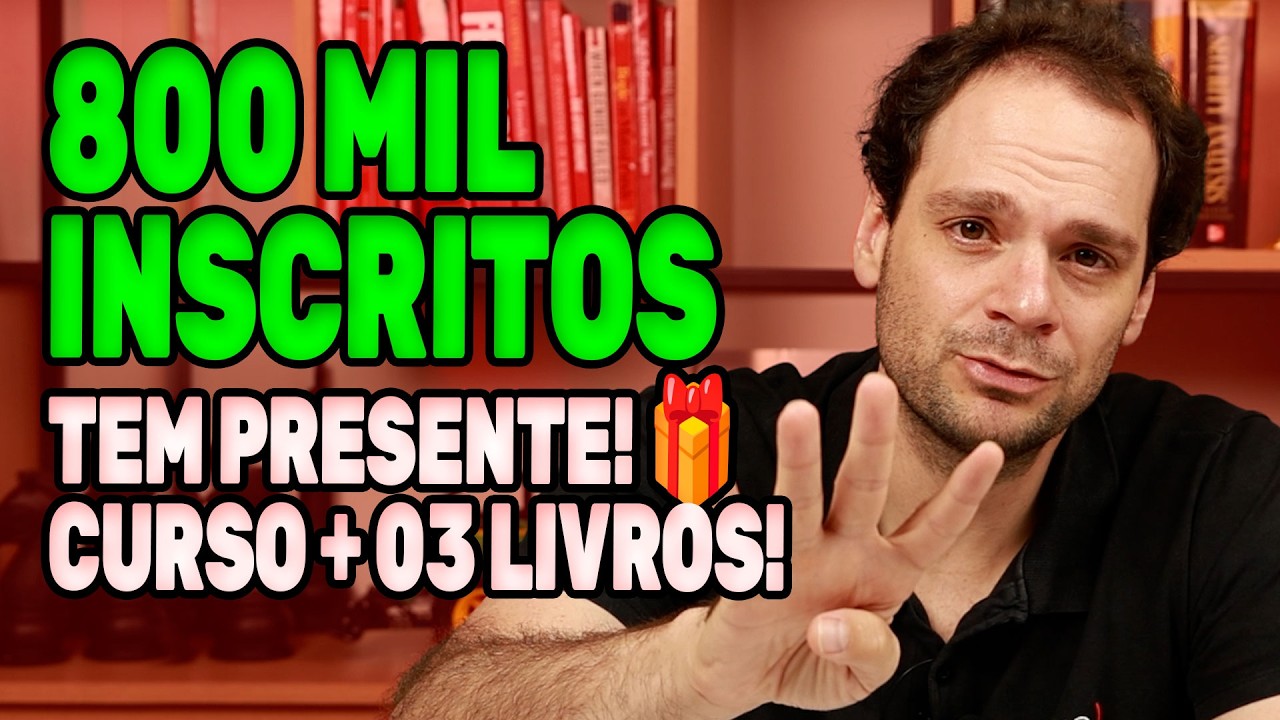 BATEMOS 800 MIL INSCRITOS… E VAMOS LIBERAR 4 PRESENTES GRATUITOS!
