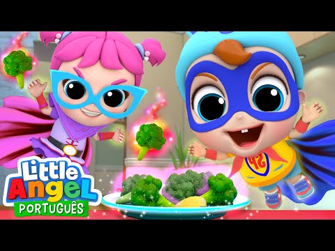 Capa de Little Angel - Os legumes dão super poderes, Joãozinho!