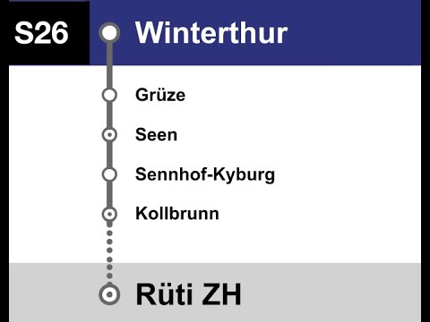 Thurbo Ansagen » S26 Winterthur — Bauma — Rüti ZH | SLBahnen