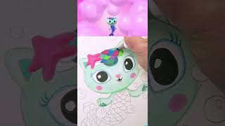 Beautiful MerCat Coloring Page!! 🖍️ | GABBY'S DOLLHOUSE