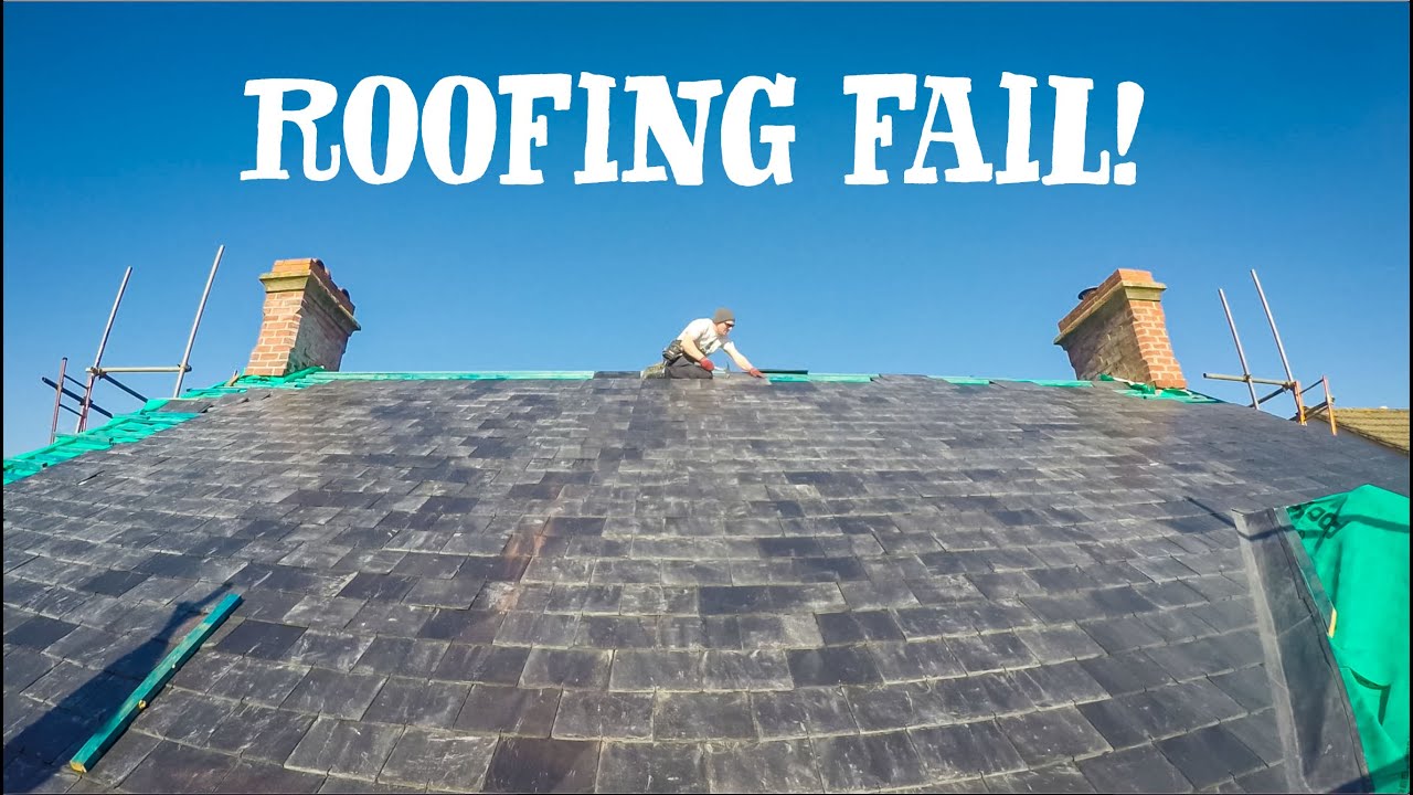MY BIGGEST MISTAKE YET! DIY Slate Roofing Project