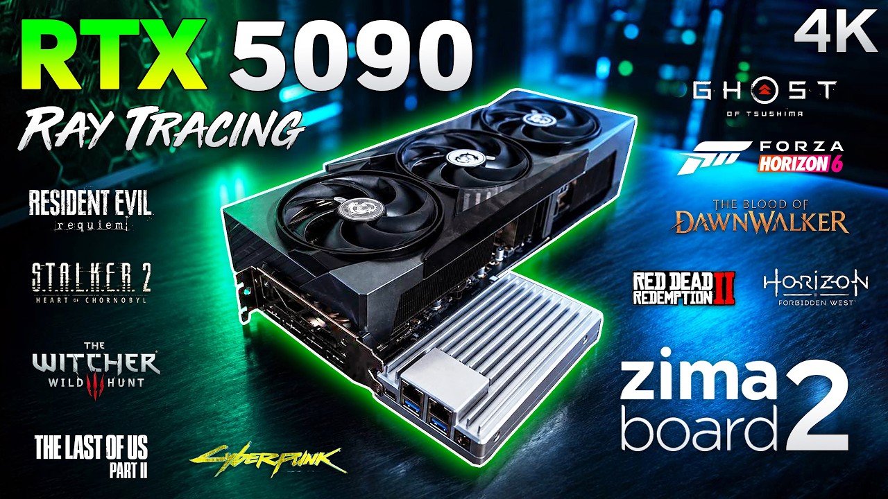 RTX 5090 + ZimaBoard 2 – Can This Tiny PC Handle 4K Gaming?