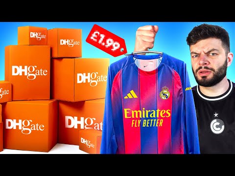 I ordered the CHEAPEST Football Shirts from DHGATE...