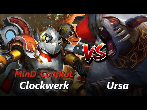 How to Clockwerk offlane vs Ursa/Crystal Maiden (feat. MinD_ContRoL) | First 10 minutes