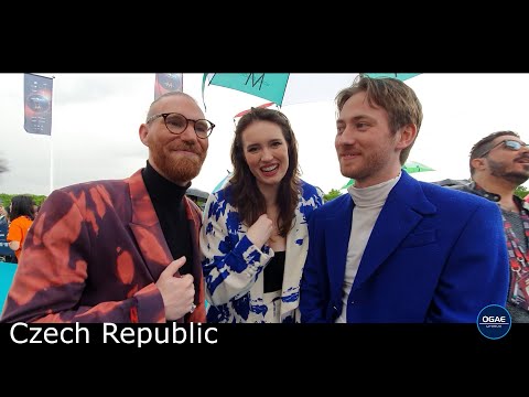 Eurovision 2022 : Opening ceremony - Turquoise carpet : OGAE Greece