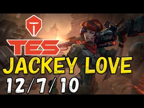 TES JackeyLove ケイトリン(Caitlyn) VS アフェリオス(Aphelios) BOT ADC patch 12.18 NA RANK